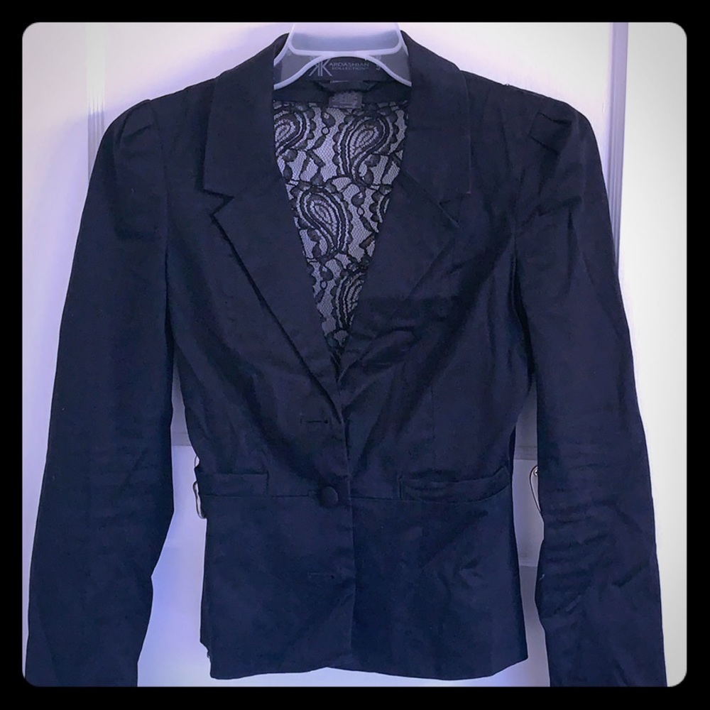 Sexy lace suit jacket from Kardashian collection